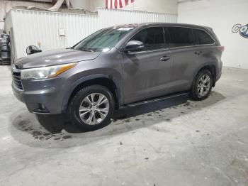  Salvage Toyota Highlander