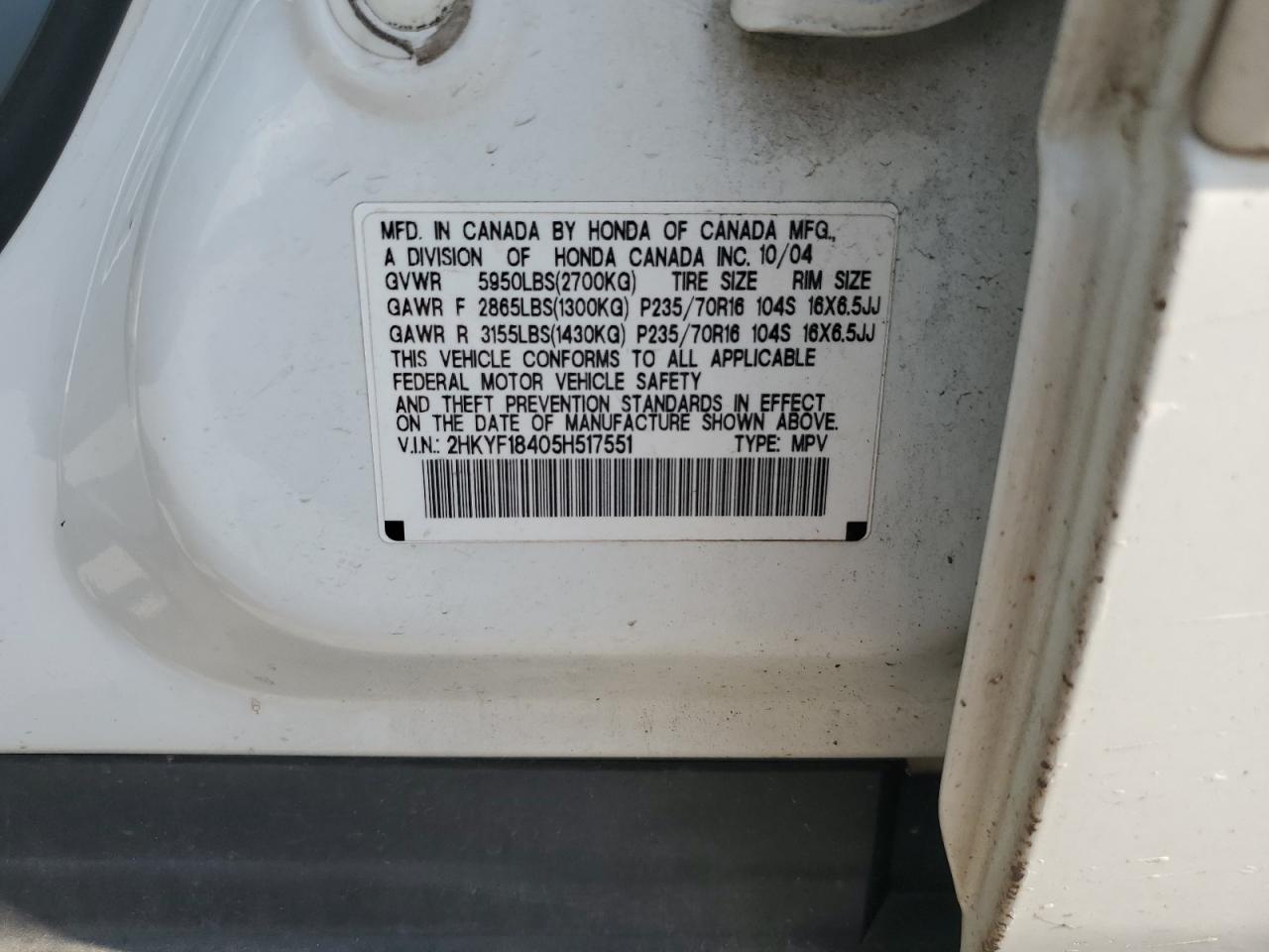 Honda Pilot Ex Image 5