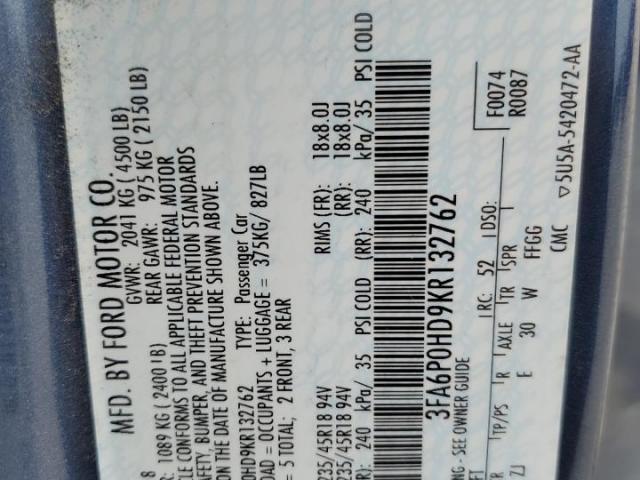 Ford Fusion Se Image 2