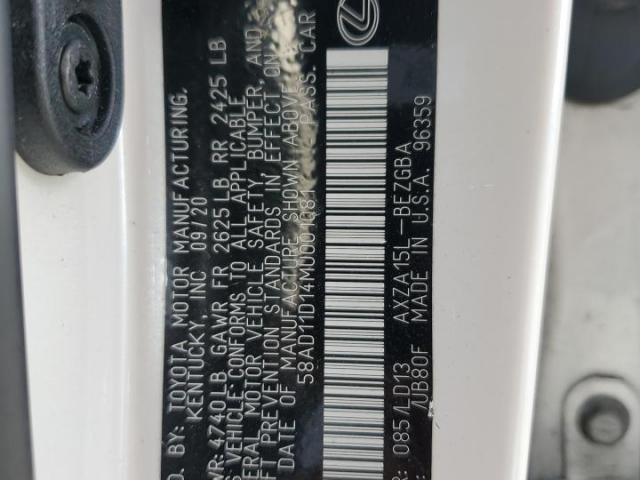 Lexus Es 250 Base Image 10