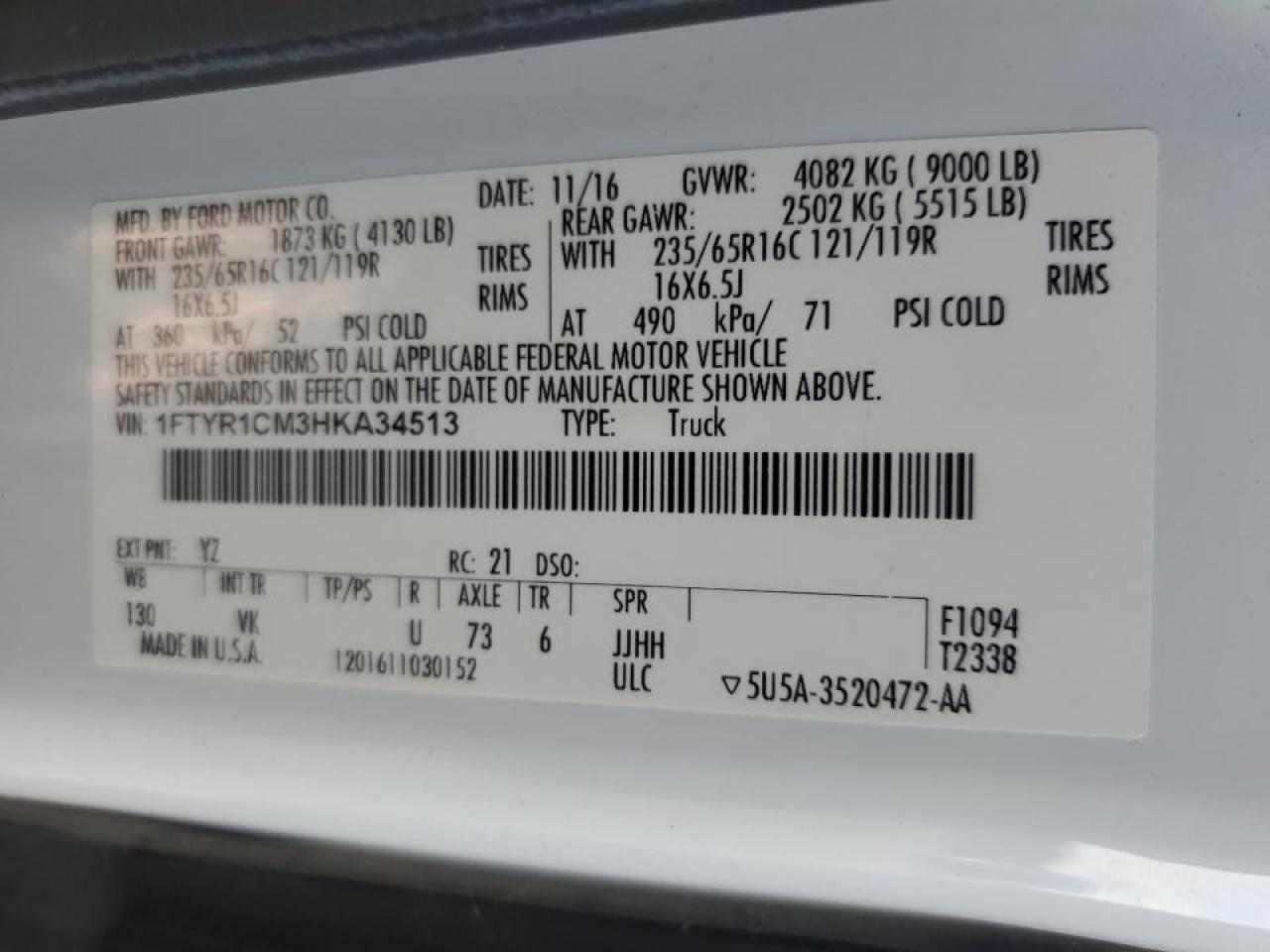 Ford Transit T-250 Image 5