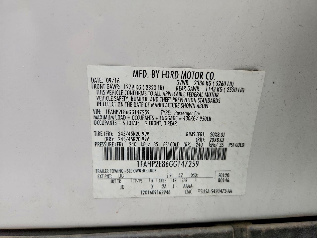 Ford Taurus Sel Image 2