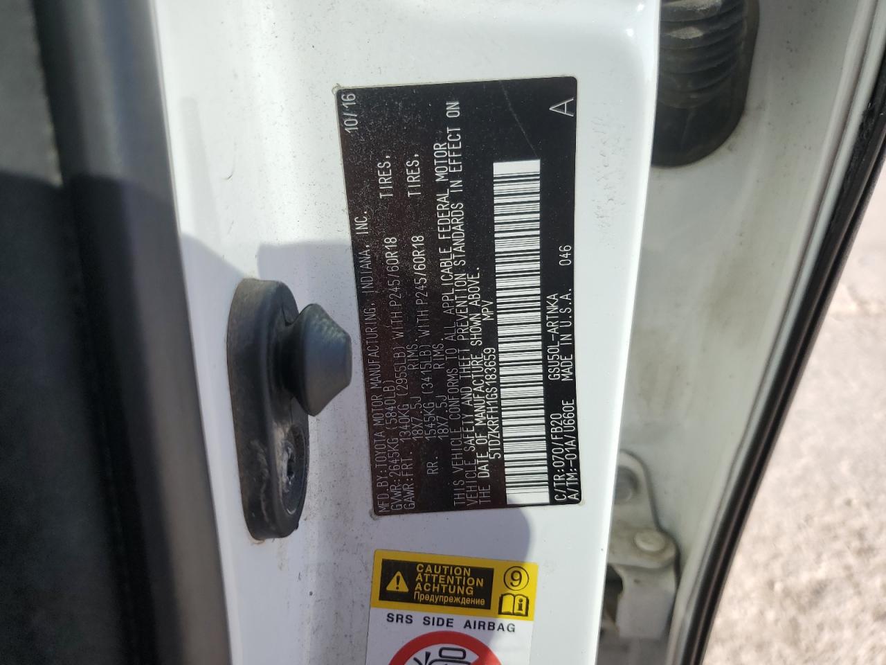 Toyota Highlander Le Image 3