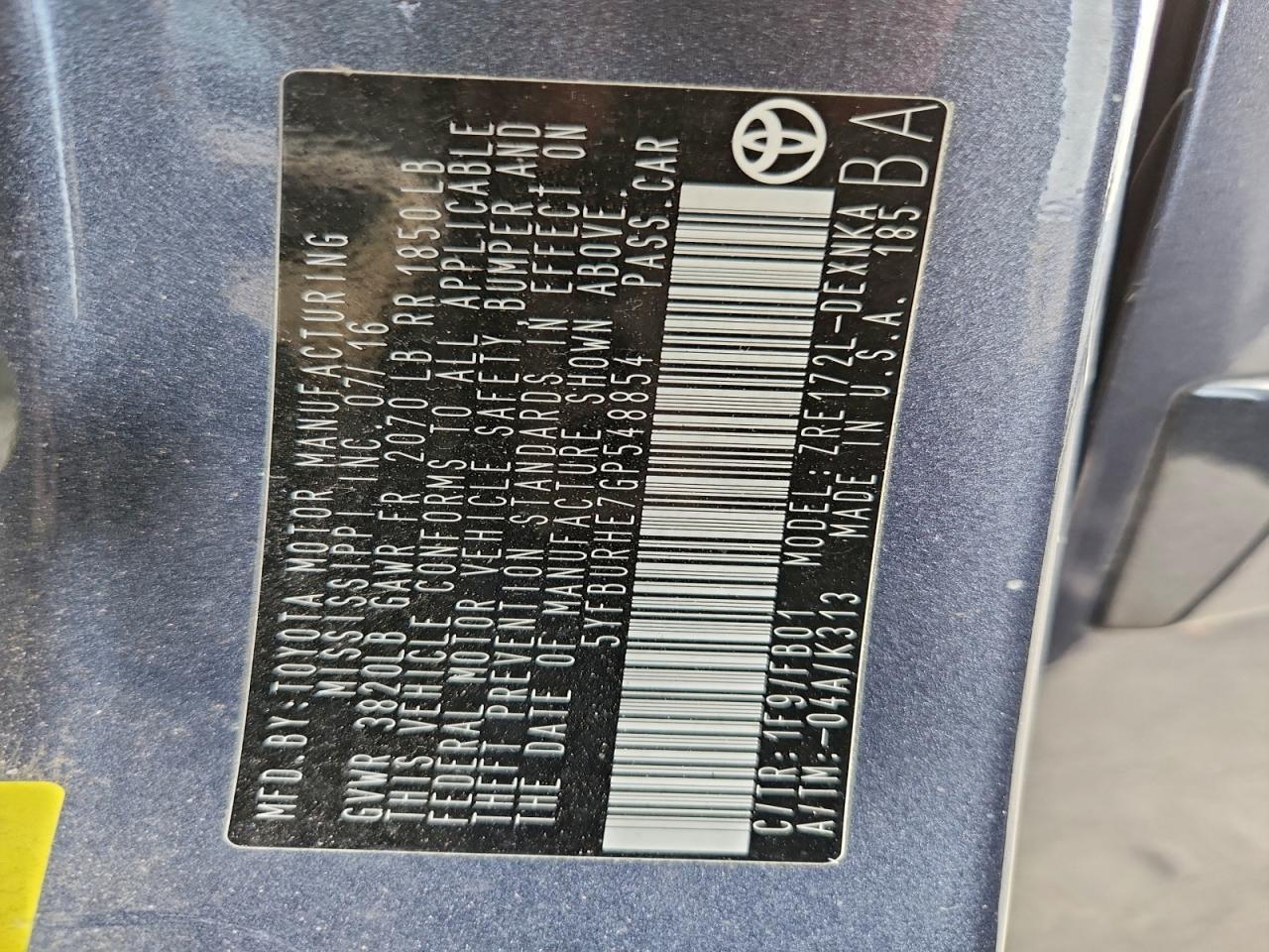 Toyota Corolla L Image 8