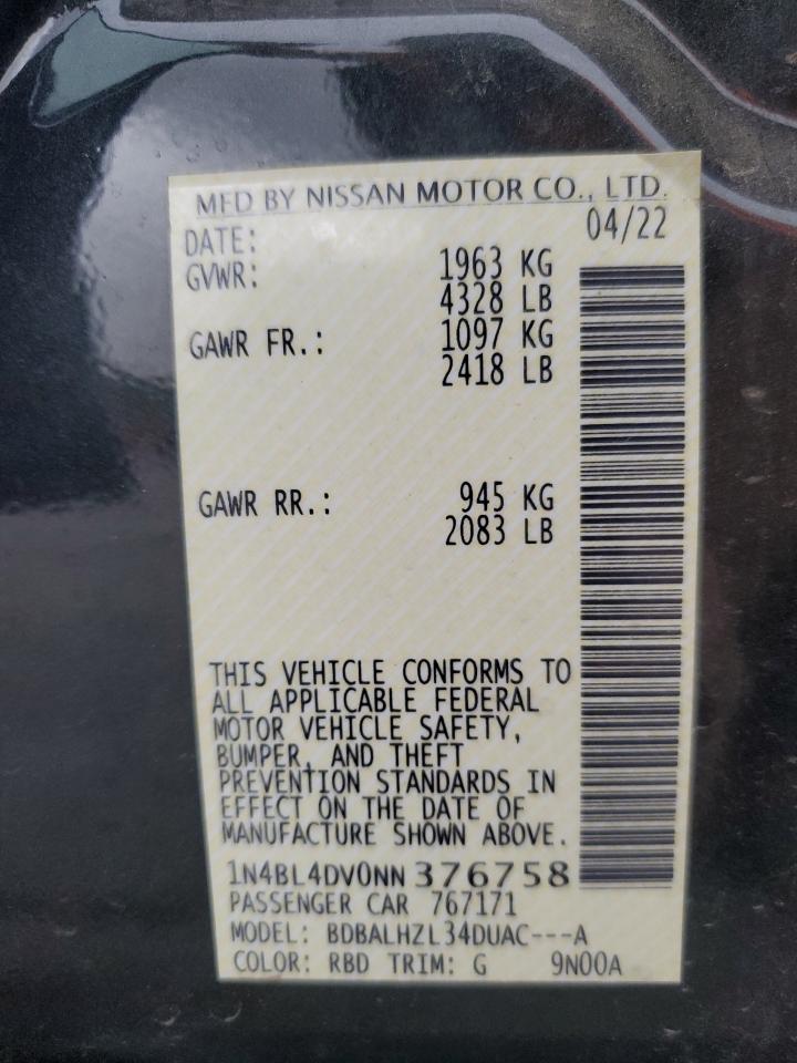 Nissan Altima Sv Image 2