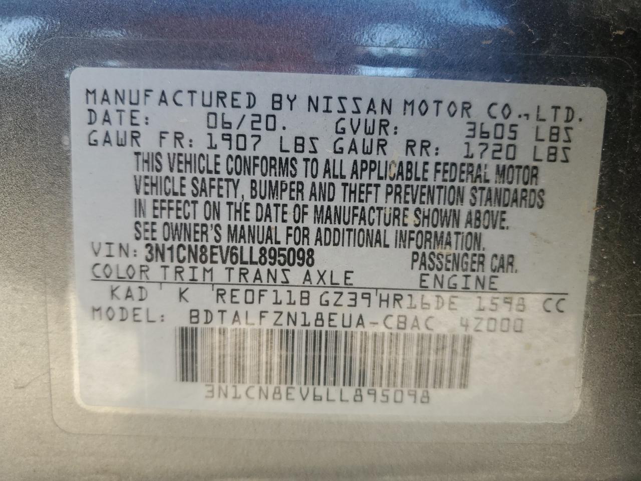 Nissan Versa Sv Image 5