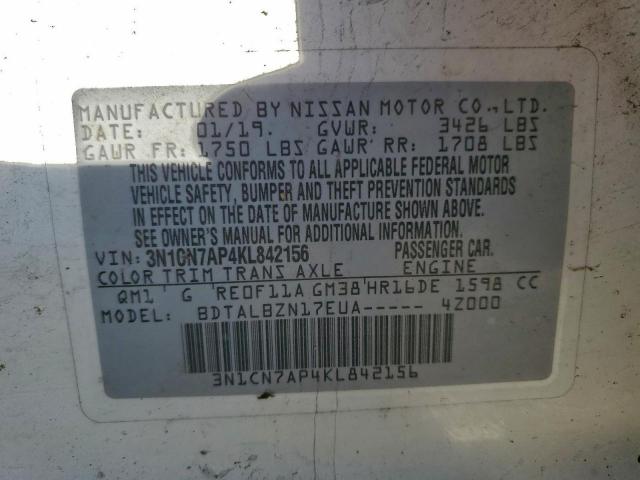 Nissan Versa S Image 12