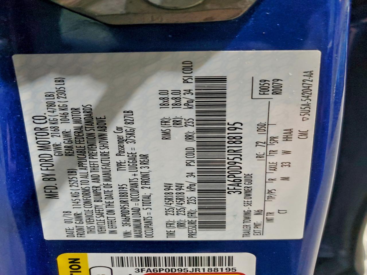 Ford Fusion Titanium/platinum Image 12