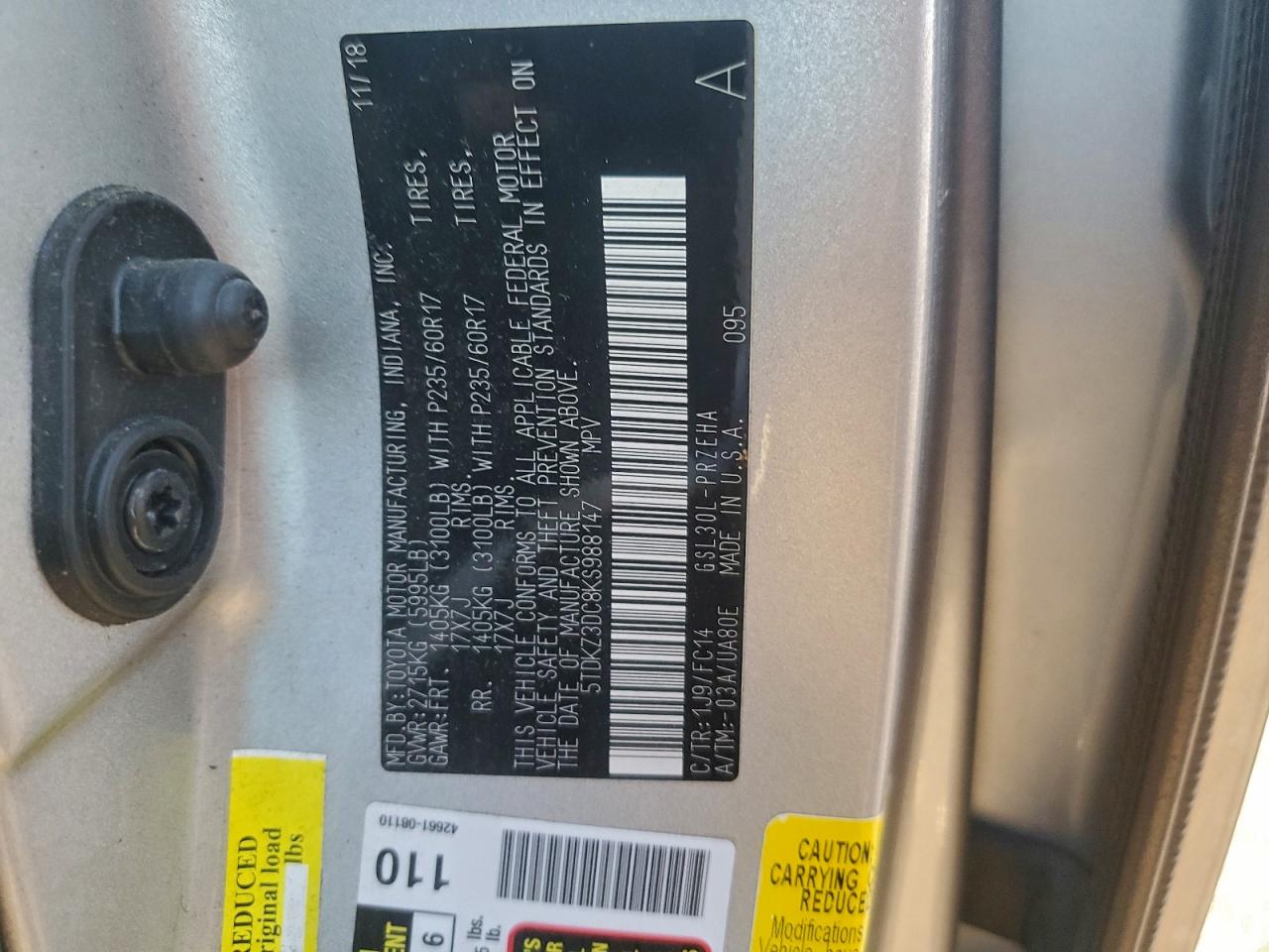 Toyota Sienna Le Image 11