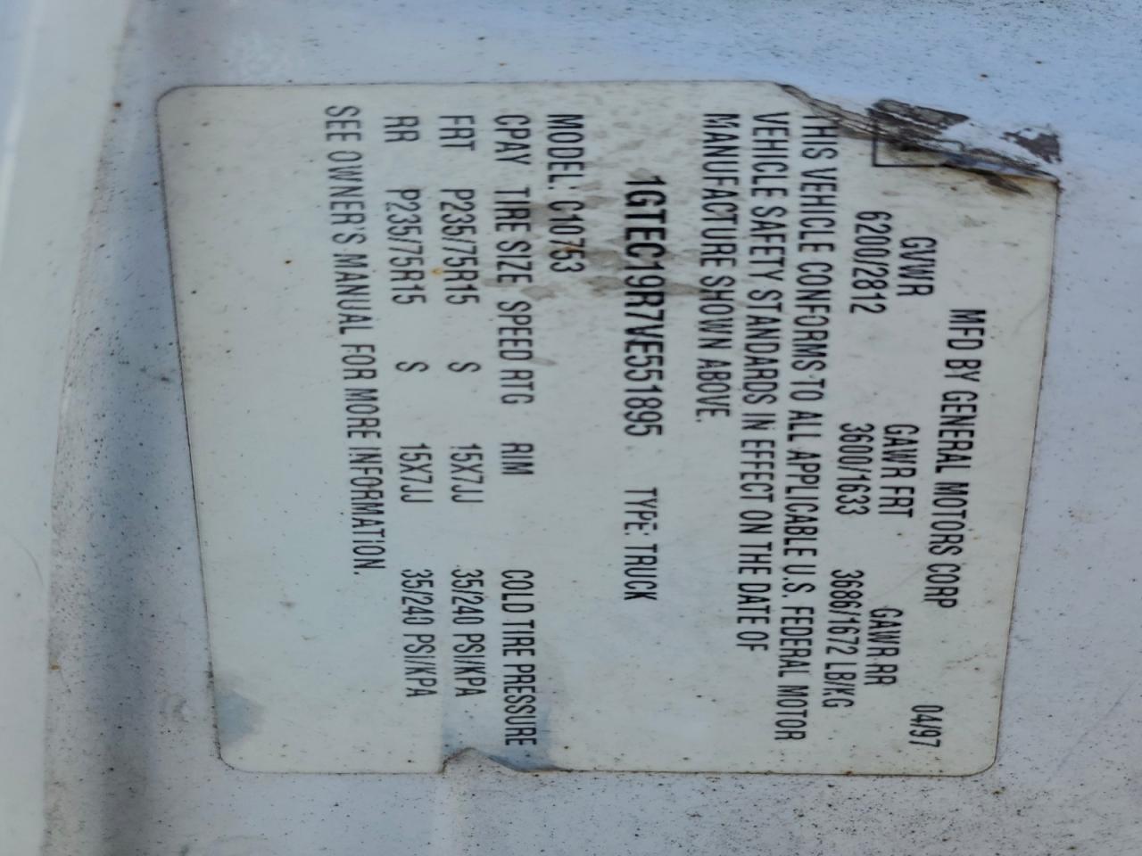 GMC Sierra C1500 Image 10