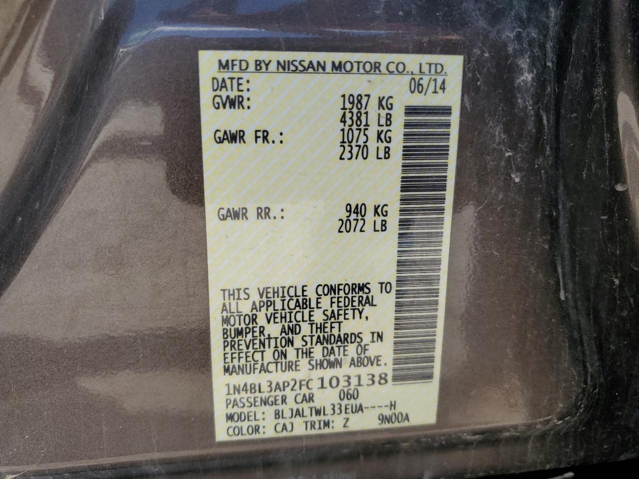 Nissan Altima 3.5s Image 10