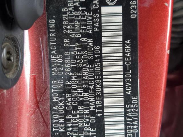 Toyota Camry Le Image 11