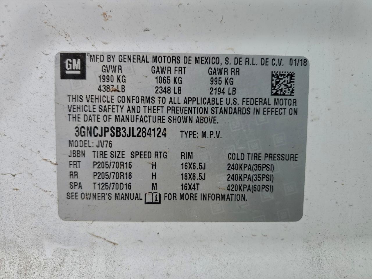 Chevrolet Trax 1lt Image 9