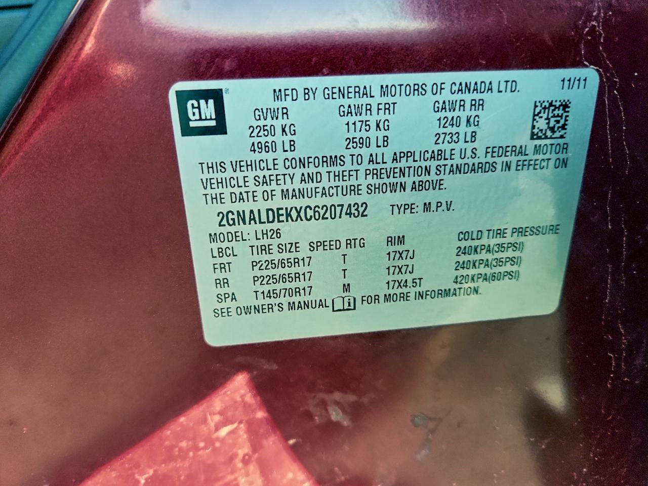 Chevrolet Equinox Lt Image 11